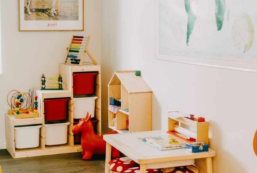 Ein Spielparadies für die kleinen Patient:innen bei den Kinderzahnärztinnen der Villa Mundgesund in Bamberg